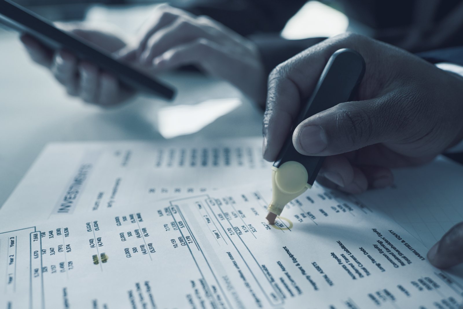 Professional services marketing detail